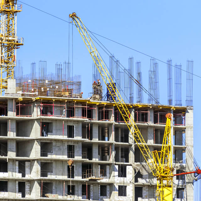 A building under construction
